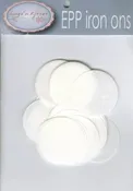 1 1/2in Circles EPP Iron ons x 60 # EPP15