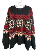 Men's Celine Black Wool Sweater