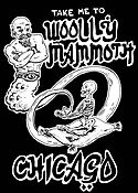 Woolly Mammoth Chicago genie sticker — WMC