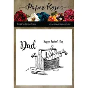Toolbox 3x4" Clear Stamp Set 17481 by Paper Rose