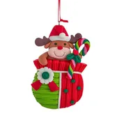 Reindeer Gift Bag Ornament