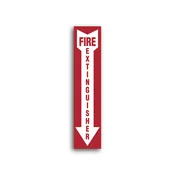 Fire Extinguisher Decal 4″x 18″