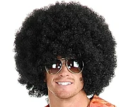 Afro Wig, B Ross Style Lace Front Glue less Wigs, Heat-Resistant Synthetic Men Wig, Unisex, Men, Women, Anime Cosplay, Halloween Wigs for Party - Black