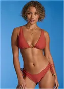 Adjustable Bikini Bottom  - Cranberry
