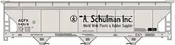 Accurail HO 81763 - Kit - ACF 47' 3-Bay Center-Flow Covered Hopper "Schulman" #54521