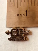 Cross Country Best Time Instant Recognition Award Pin — The Coaches Box