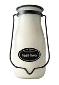 14 oz Milkbottle Candle: Fireside Flannel