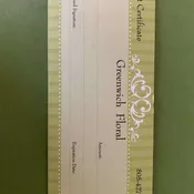 Greenwich Floral Gift Certificate