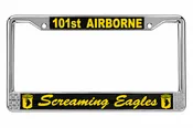 101st Airborne Screaming Eagles License Plate Frame