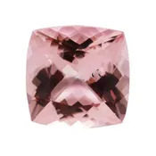 11X11MM Cushion Cut Natural Pink Morganite (CUS 5.35 Ctw) Eye Clean Clarity Faceted Cut Top Quality Loose Gemstone Morganite Jewelry