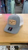 Lake James NC Leather Patch Hat - Light Grey — CBS Sports