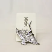 Feathered Egret Pin