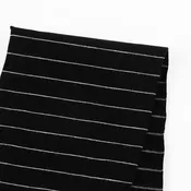 Cotton Diagonal Stripe Jersey - Black/White