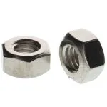 1/2"-12 Finished Hex Full Nut British Standard - 18-8 Stainless Steel