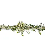 Elegant White Hinge Garland