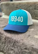 18940 Hat: Teal/ Navy