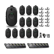 12 Pack of Motorola CLP1010e UHF 1 Channel 1 Watt Digital Two-Way Radio and HKPN4007A Multi-Unit Charger