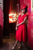 1940s Dress - Red