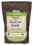 NOW Sesame Seeds Hulled - 1 lb