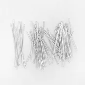 Classic Silver Headpins 100pc Assortment