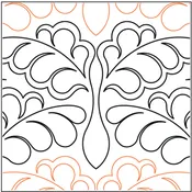 Damask Feathers Pantograph