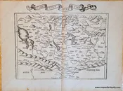 1535 - Tabu. Nova Helvetiae - Antique Map