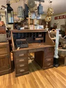 Oak Roll Top Desk – SOLD
