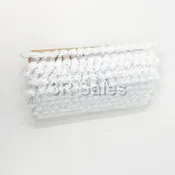 10″ White Flagged Polypropylene Brush (2 Angle)