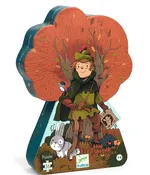 Djeco Robin Hood 36 Piece Silhouette Puzzle Set