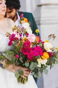 Colorful Bridal Bouquet | Vibrant Wedding Flowers | Flowers Valley — Flowers Valley Events