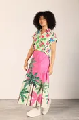 Ada Skirt - Pink Tropics