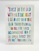 Acrylic Block Proverbs Pink 5x7