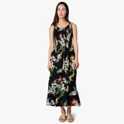 Bird of Paradise Smock Long Dress