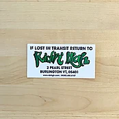 If Lost In Transit Sticker — Ridin High