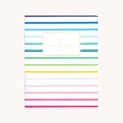 2026-2027 Happy Stripe Softcover Monthly Simplified Planner