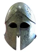 Ancient Greek helmet from the city of Thespeia, member of the Greek force that defeated the Persians, dated 480 B.C