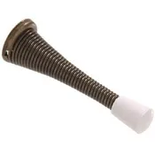 Hardware Essentials 851334 Spring Door Stop, Antique Brass