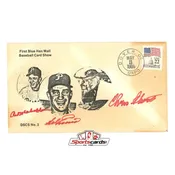 Del Ennis Art Mahaffey Autographed Envelope Baseball Treasure