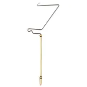 6" Brass Whip Finisher