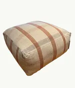 Handwoven Grain Sack Floor Cushion from Portugal