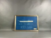 1920's Yacht Blueprint by Lambie and Mabry