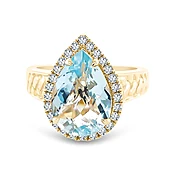 Ambrosia Aquamarine Ring