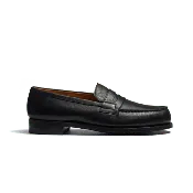 180 Loafer [Men Black caviar grain calfskin]