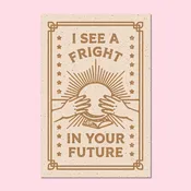 A Fright In Your Future Postcard