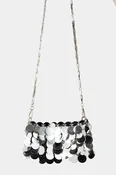 Sequin Disc Chain Mail Handbag
