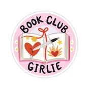 Book Club Girlie Vinyl Sticker - Books, Bookstore