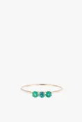 3S Emerald Ring