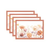 Autumn Blooms Placemats, Set of 4