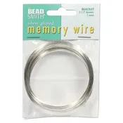 2.5″ Memory Wire for Bangle Bracelet, 1 ounce, Silver