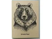 Grizzly Bear Greeting Card